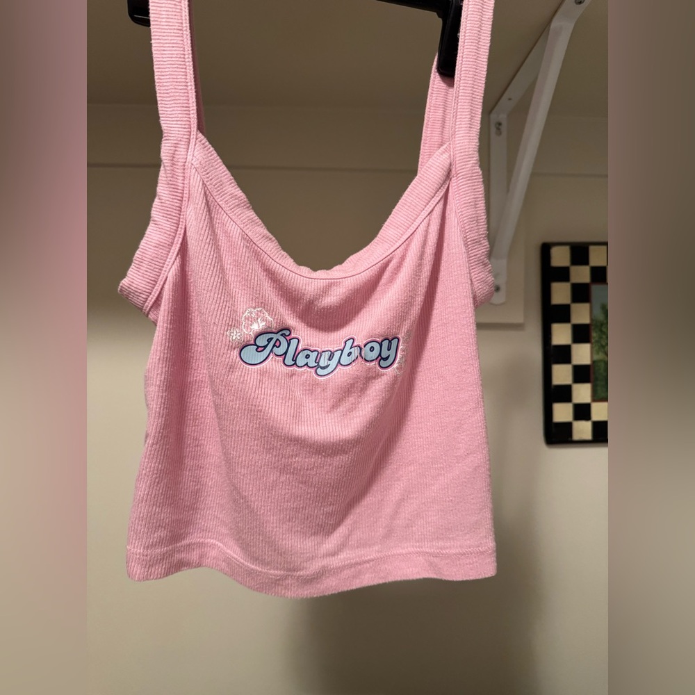 Playboy knit tank top size S